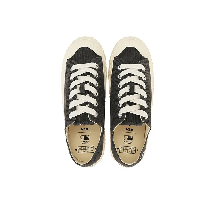 MLB Playball Slip Resistant, Abrasion Resistant, Lightweight Low Top Canvas Shoes Unisex Black-2