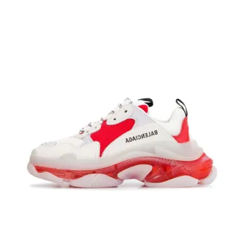 Balenciaga Triple S 'Clear Sole Red' Women's