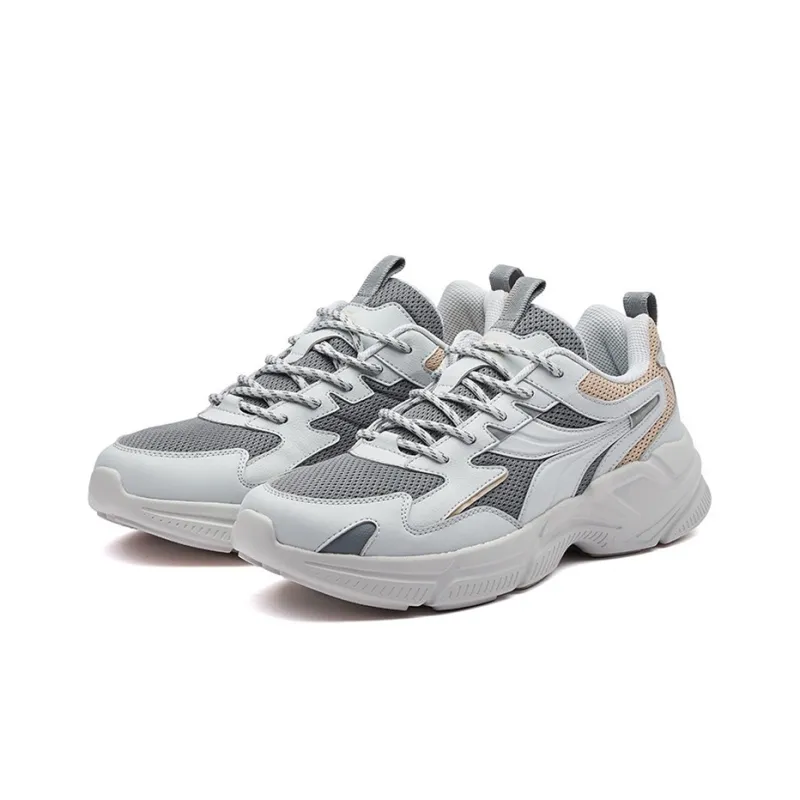 361° Borderline Anti Slip Wear Resistant Low Top Chunky Sneakers Men's Cosmic Gray-2