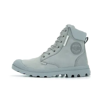 Palladium Pampa Outdoor Boots Unisex Flannel Gray