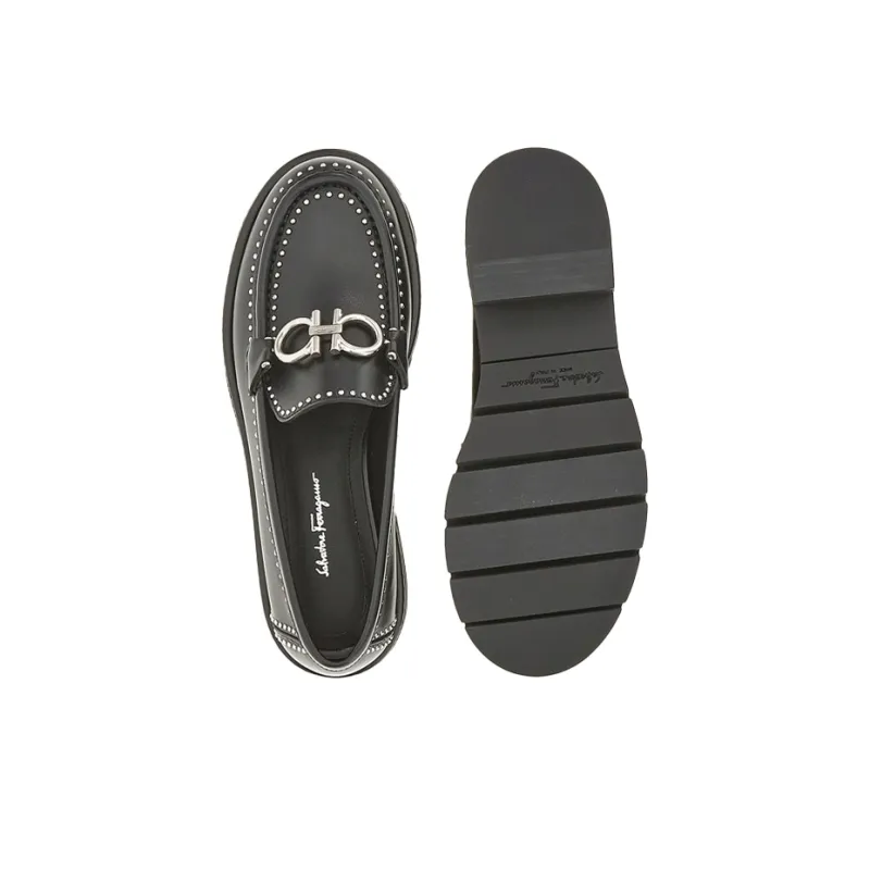 FERRAGAMO GANCINI Women's Casual Shoes Women's Black-5