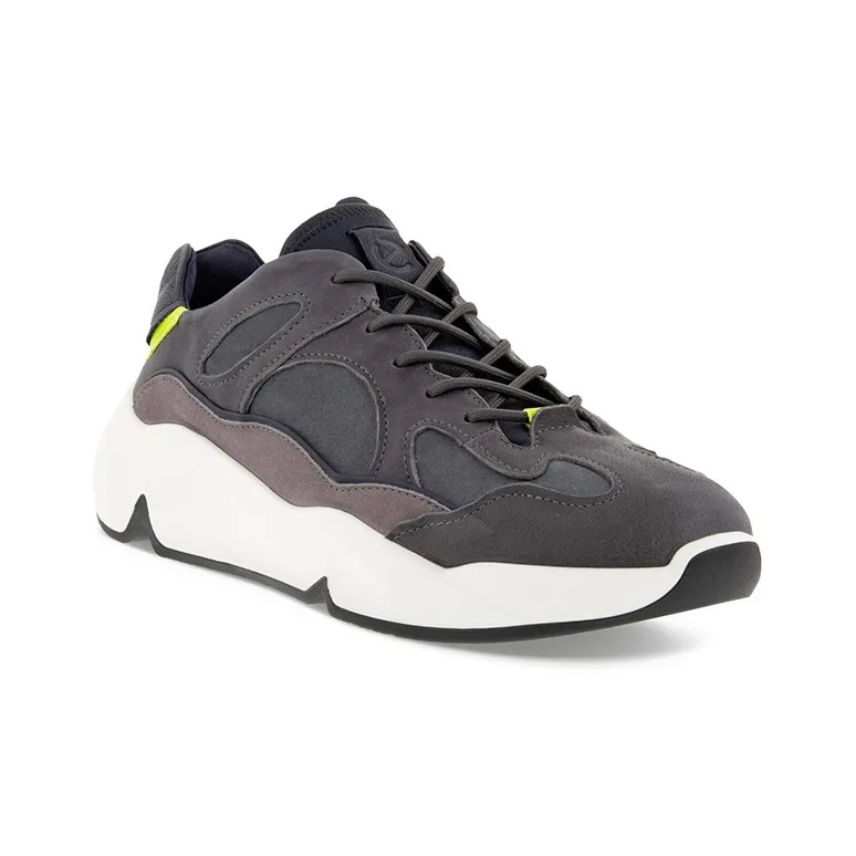 Ecco Chunky Low Top Chunky Sneakers Men's Gray-2