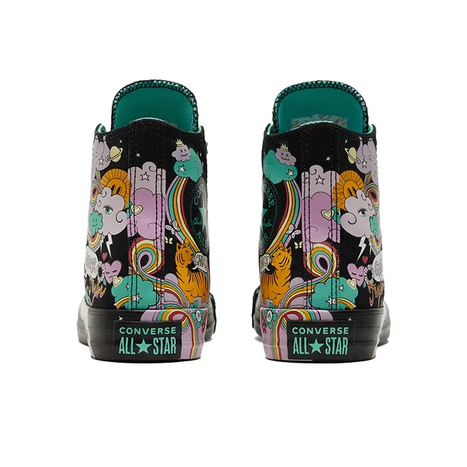 Converse Chuck Taylor All Star 'Black Pink Yellow'-3