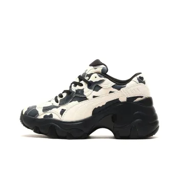 PUMA Pulsar Wedge Chunky Sneakers Women's Low Top Black/White