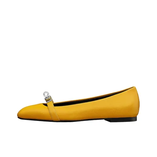 HERMES Bilbao Women's Casual Shoes Women's Yellow