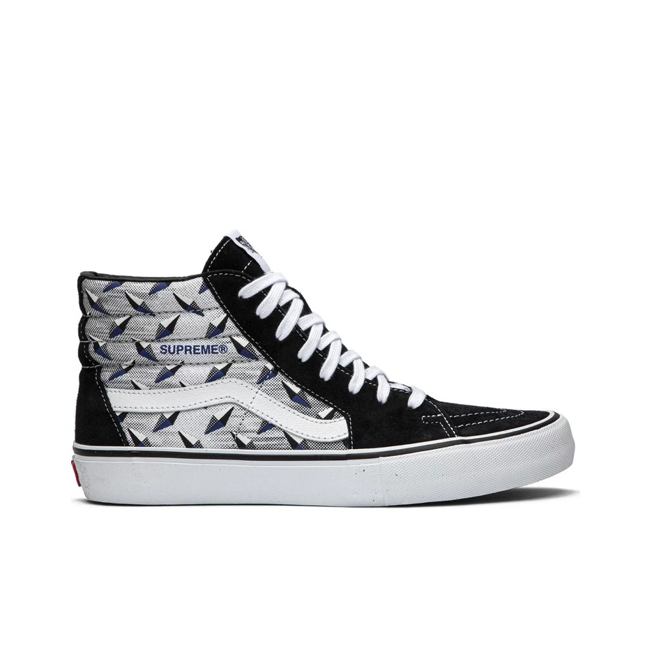 Vans Sk8 Hi Supreme Diamond Plate Black POIZON