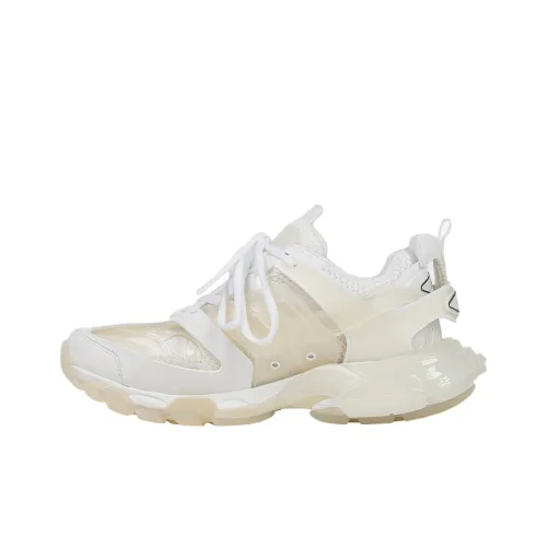 Balenciaga Track Clear Sole White