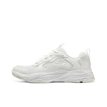 Skechers D'LITES 4.0 Arizin Cushioning Anti Slip And Wear Resistant Low Top Chunky Sneakers Men's White