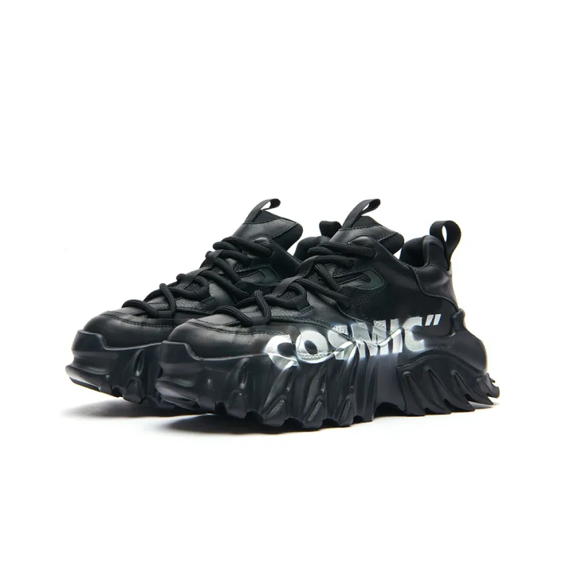 KEDDO 2.0 Chunky Sneakers Unisex Low Top Black-2