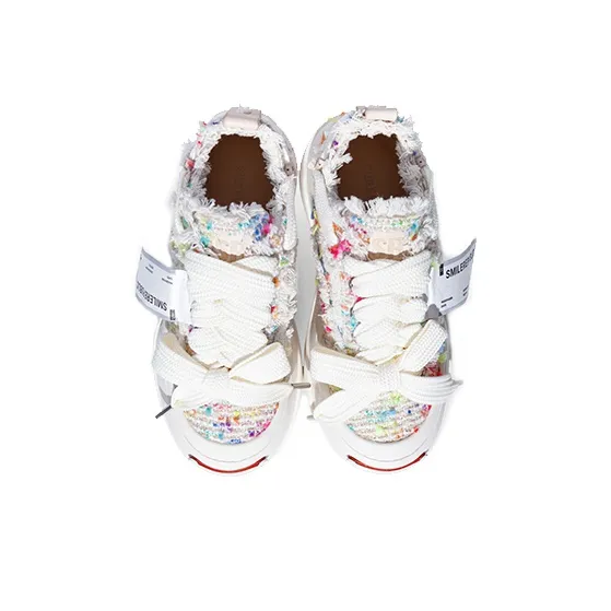 SMILEREPUBLIC Low Top Canvas Shoes Women's Pink-3
