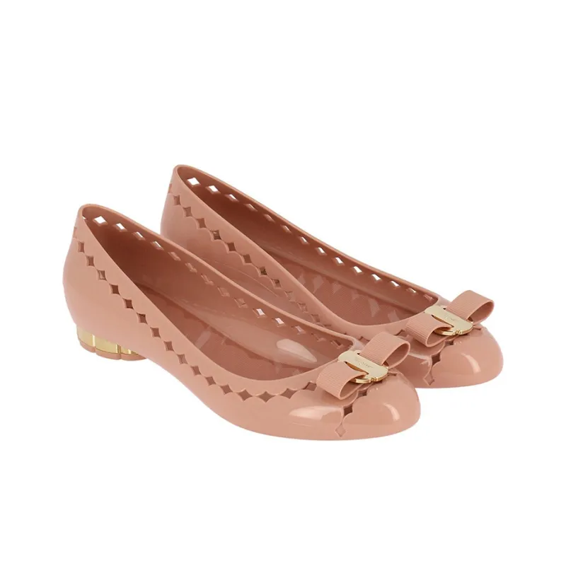 FERRAGAMO Jelly Casual Single Shoes Women's Pink-3