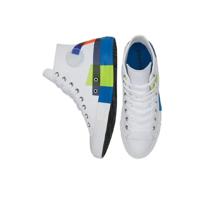 Converse Chuck Taylor All Star Canvas Shoes White/Blue-3