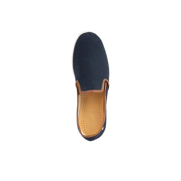 Rivieras Women's Casual Shoes Unisex Low Top Blue/Brown-4