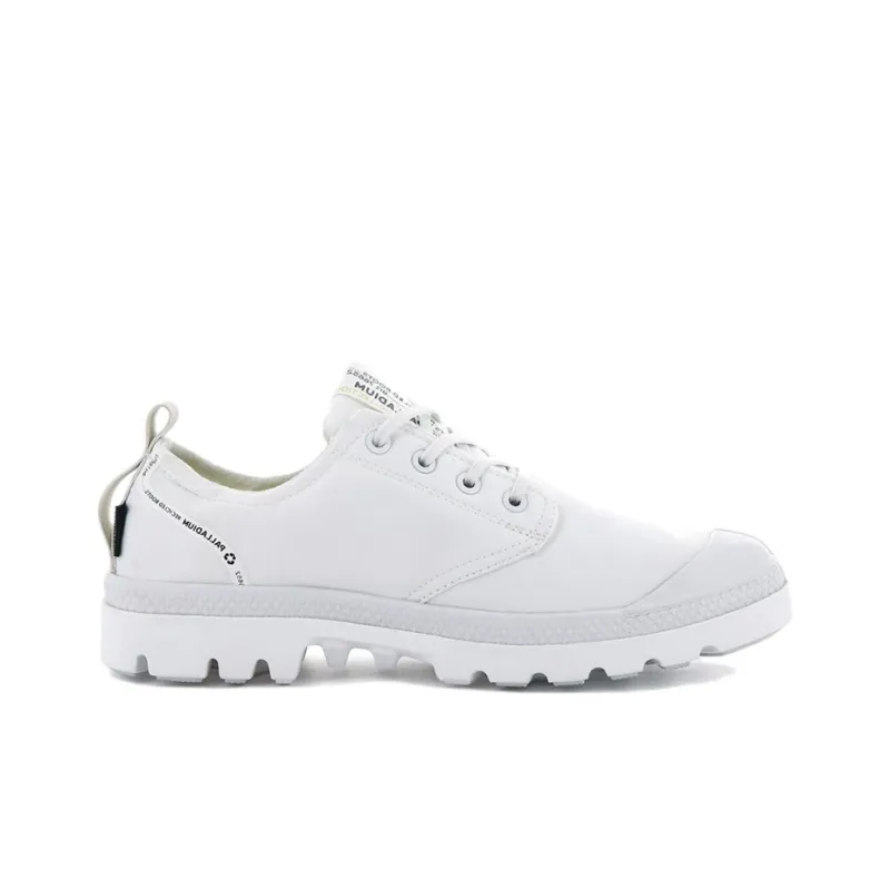 Palladium Pampa Wear-resistant And Waterproof Low-Top Canvas Shoes Unisex White-1
