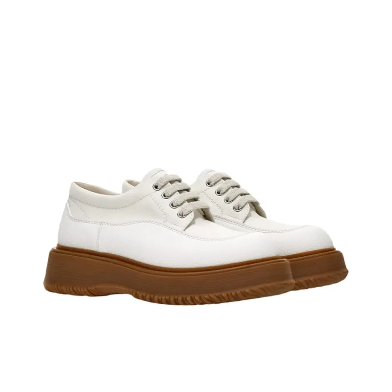 HOGAN Untraditional Round Toe Lace-Up Sneakers Women's-2