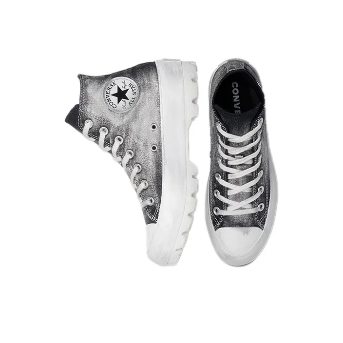Converse Chuck Taylor All Star Canvas Shoes Women's High Top Dirty Gray-3