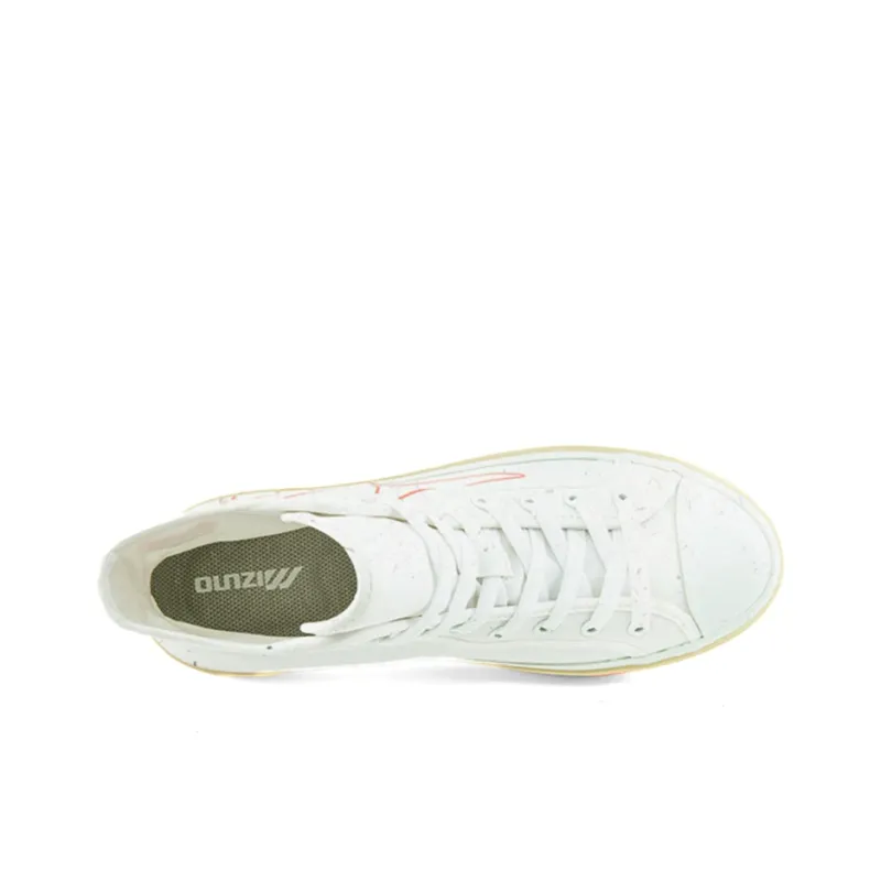 Mizuno Courts Msq High Top Sneakers White/Orange-3