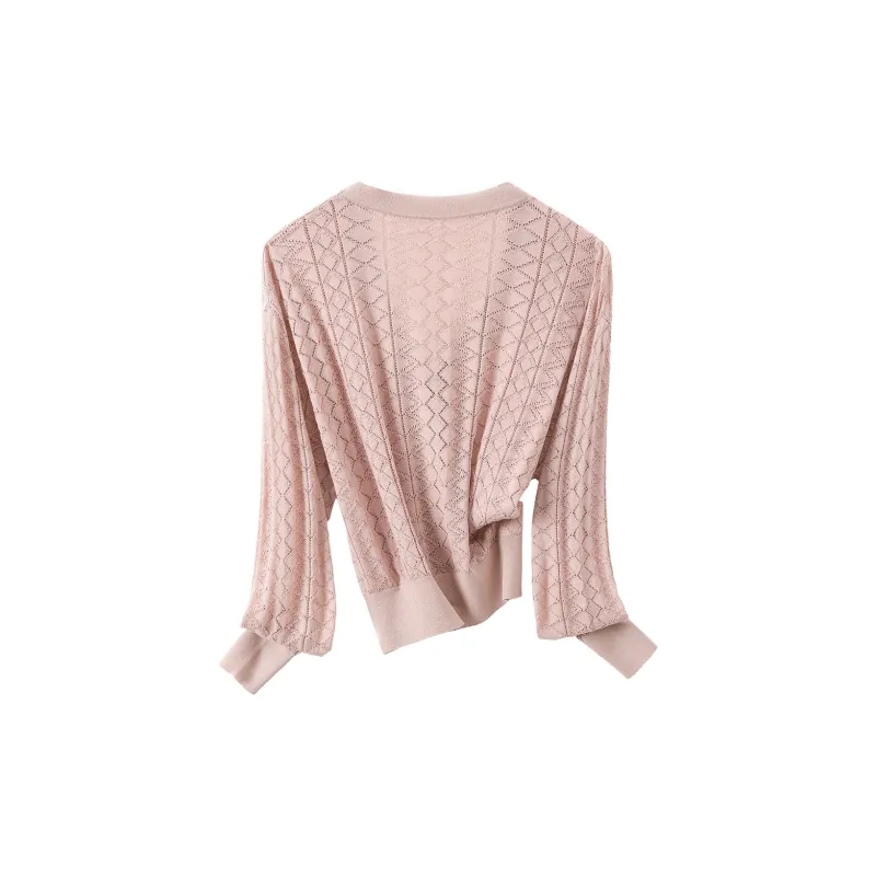 H YXIANG Knitwear Women's Rouge Pink-1