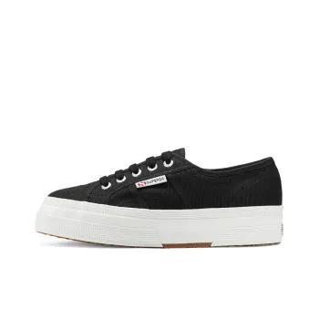 SUPERGA Lightweight Low Top Canvas Shoes Unisex Black