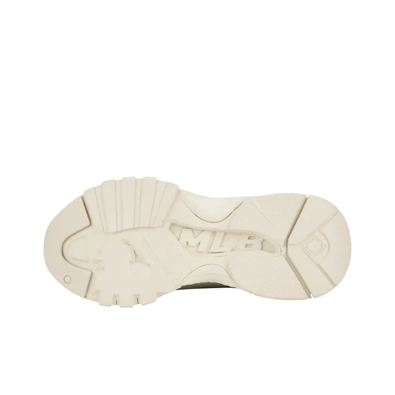 MLB Big Ball Chunky Chunky Sneakers Unisex Low Top Beige-4