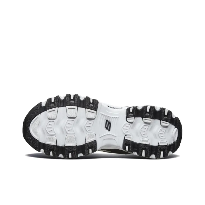 Skechers D Lites 1.0 Running Shoes 'Black And White' Women's-4