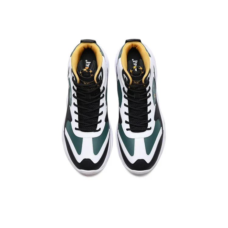 361° Chunky Sneakers Men High Top Black/Green-1