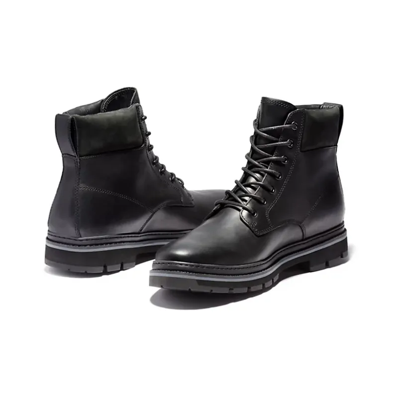 Timberland Port Union Waterproof Boots 'Black Full Grain'-2