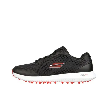 Skechers Go Golf Max Fairway 3 Cushioning Anti-Slip And Wear-Resistant Low-Top Golf Shoes Men's Black Red