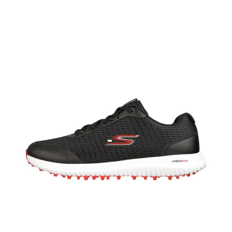 Skechers Go Golf Max Fairway 3 Cushioning Anti-Slip And Wear-Resistant Low-Top Golf Shoes Men's Black Red-0