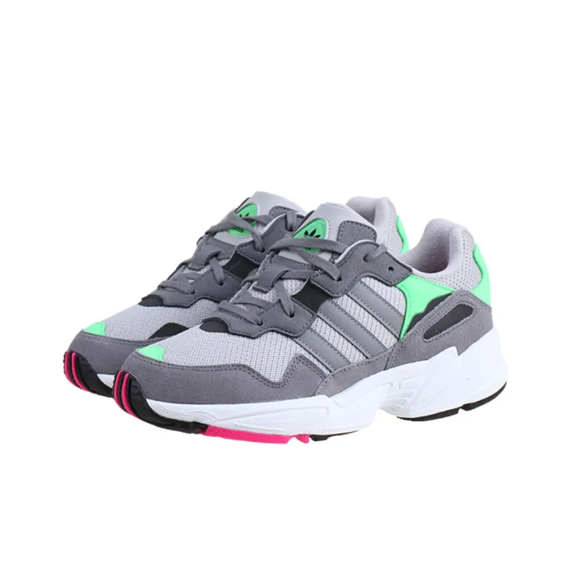 Adidas Yung 96 Grey Shock Pink Youth Women's-3