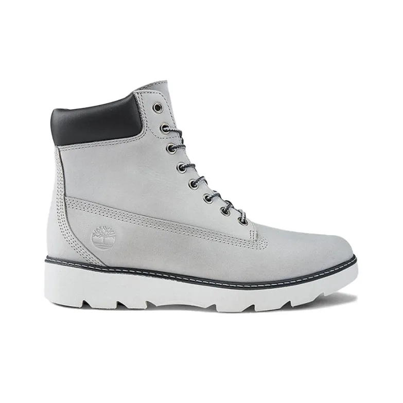 Timberland Keeley Field 6 Inch Wide Fit Boots 'Light Grey' Women's-1