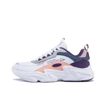 361° Chunky Sneakers Women's Low Top 361 Degrees White/Spiritual Purple