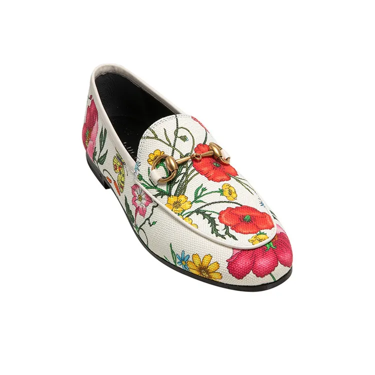 GUCCI Jordaan Casual Single Shoes Women's White-2