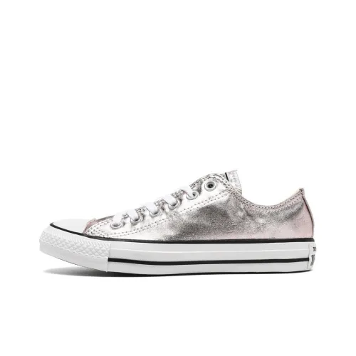 Converse Chuck Taylor All Star Canvas Shoes Unisex Low-Top Rose Silver