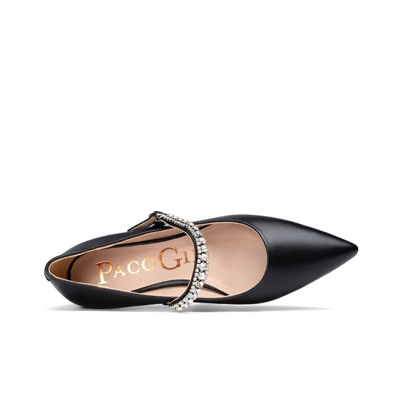 PACO GIL Casual Single Shoes Women's Black-7