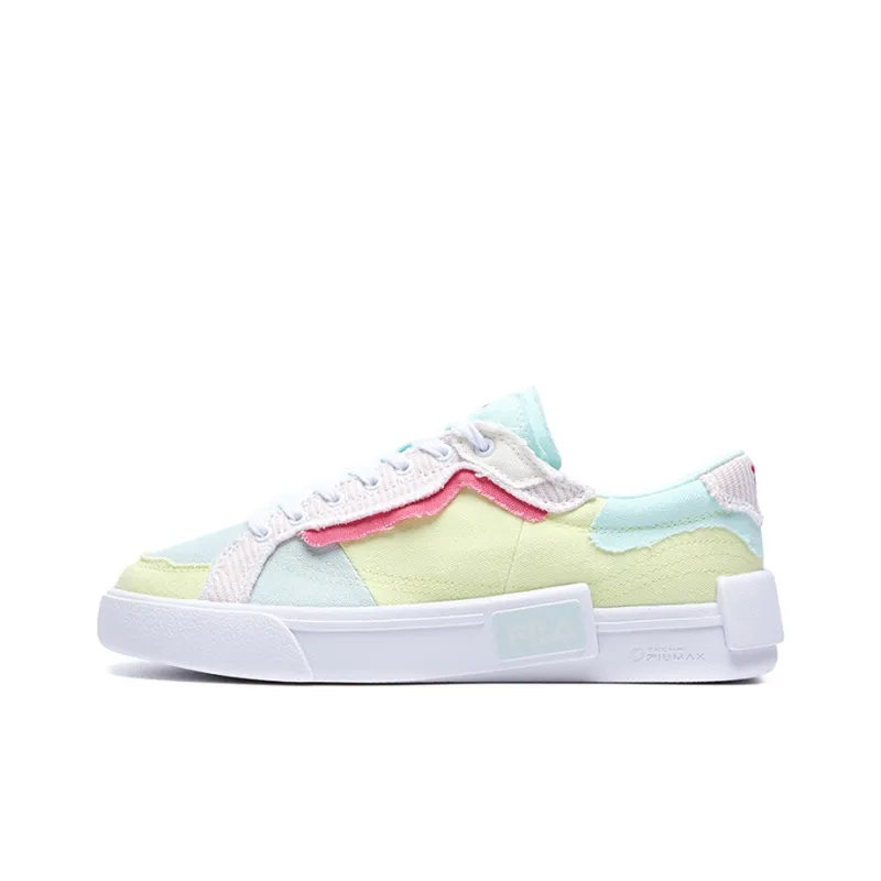 FILA FUSION Canvas Shoes 'White Multi' Women's-0