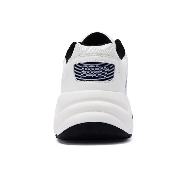PONY MODERN 2 Cushioning Anti Slip And Wear Resistant Coverage Low Top Chunky Sneakers Unisex White Black-3