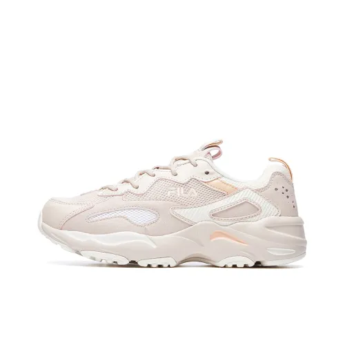 FILA Tracer Chunky Sneakers Women's Low-Top Nude/Cream White