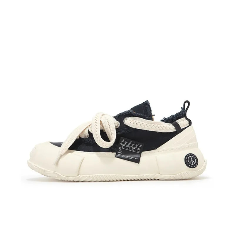 VESSEL G.O.P. 2.0 MARSHMALLOW Lows Durable Breathable Low Top Canvas Shoes Unisex Black-0