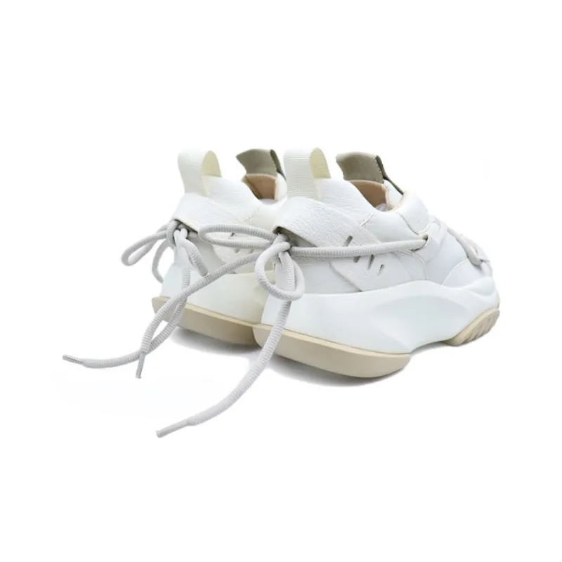 MORRELL MAXIE Slip-Resistant Height Increasing Low-Top Chunky Sneakers Women's White-3
