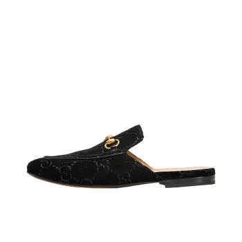 GUCCI Princetown Flat 'Black Velvet' Men's