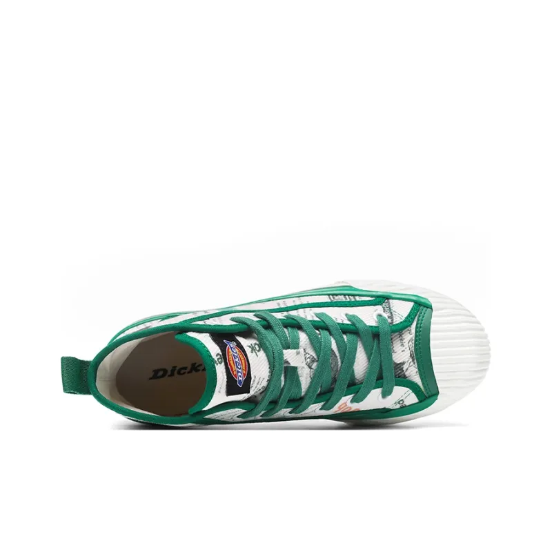Dickies Canvas Shoes Unisex High Top Green-2