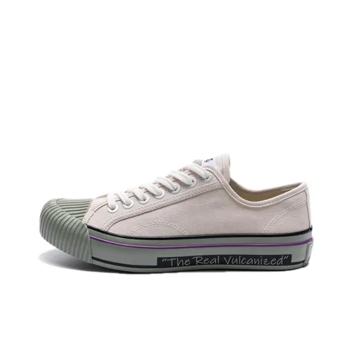 Excelsior Canvas Shoes Unisex Low-Top Off White/Gray