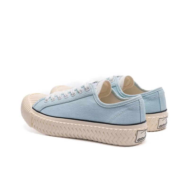 Excelsior Canvas Shoes Women's Low Top Moon White Blue-3