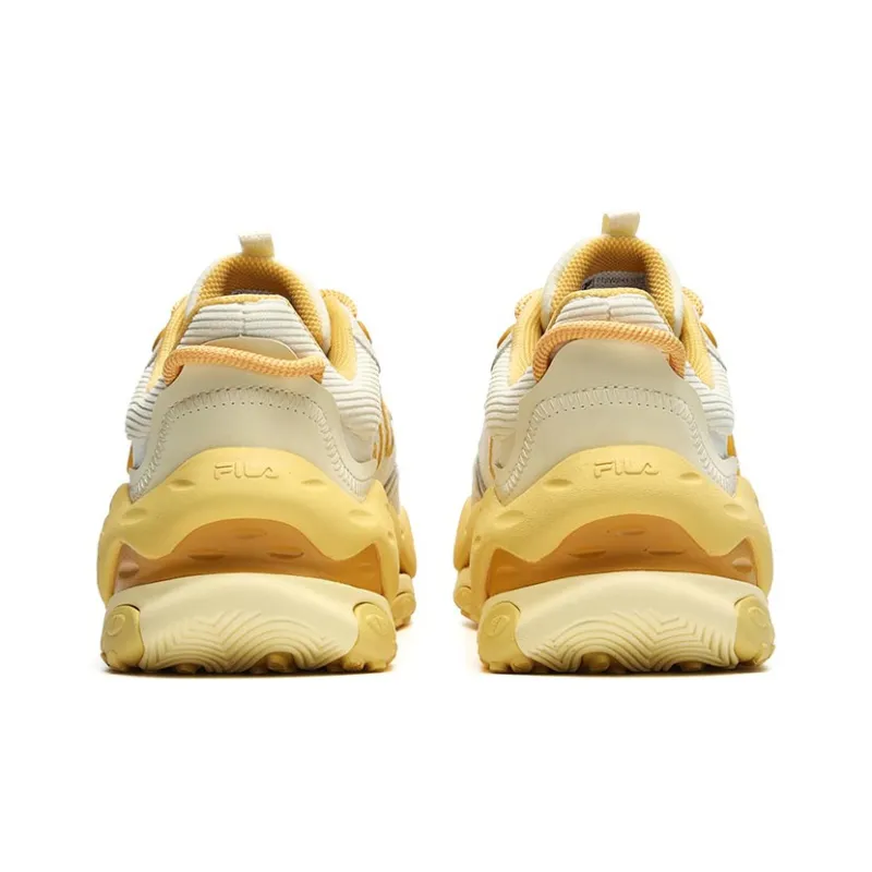 FILA FUSION Cheese Sneakers 'White Yellow' Women's-3