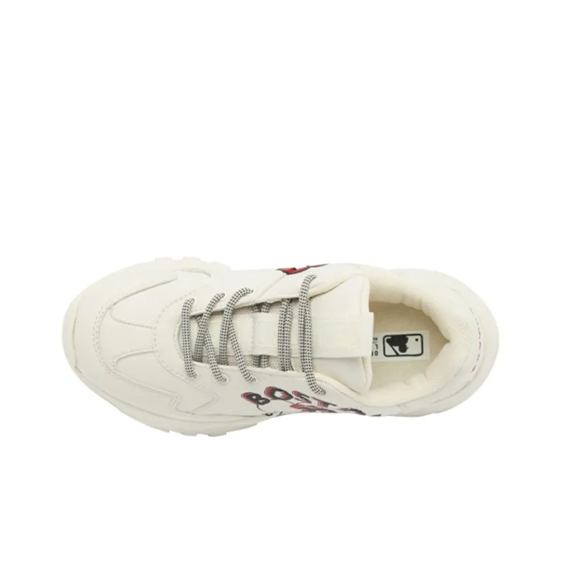 MLB Big Ball Chunky Chunky Sneakers Unisex Low Top White-2