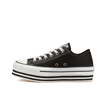 Converse Chuck Taylor All Star Platform Low Top Black White Sponge Cake Sole 'Black White' Women's