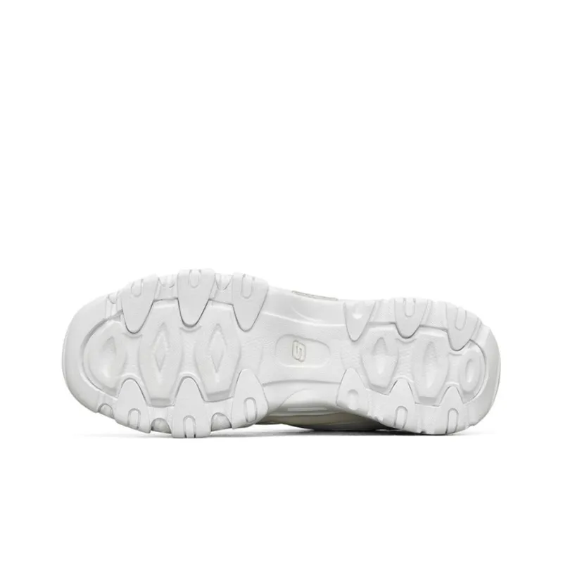 Skechers D Lites 2.0 White/Brown/Silver Women's-4