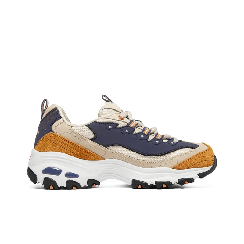 Skechers D'Lites 1.0 'Brown Blue' Women's-1