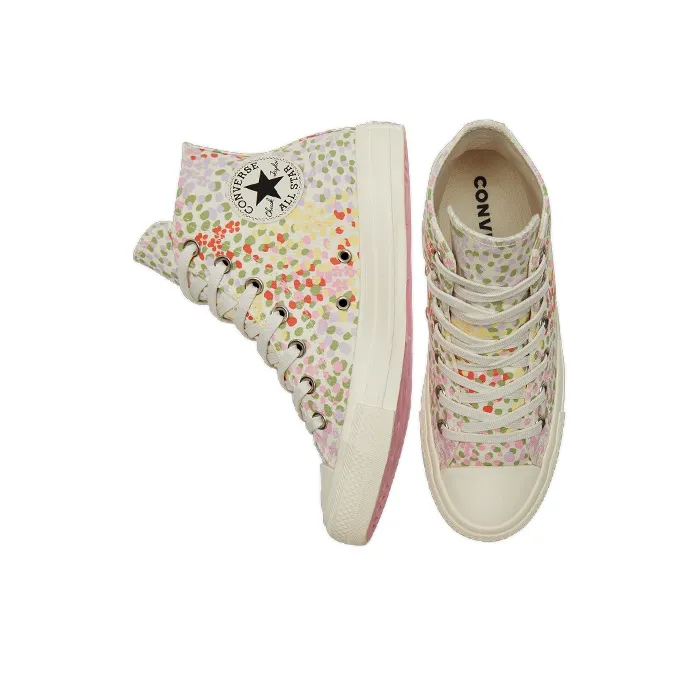 Converse Women's Chuck Taylor All Star High 'Floral Print Egret' Women's-3